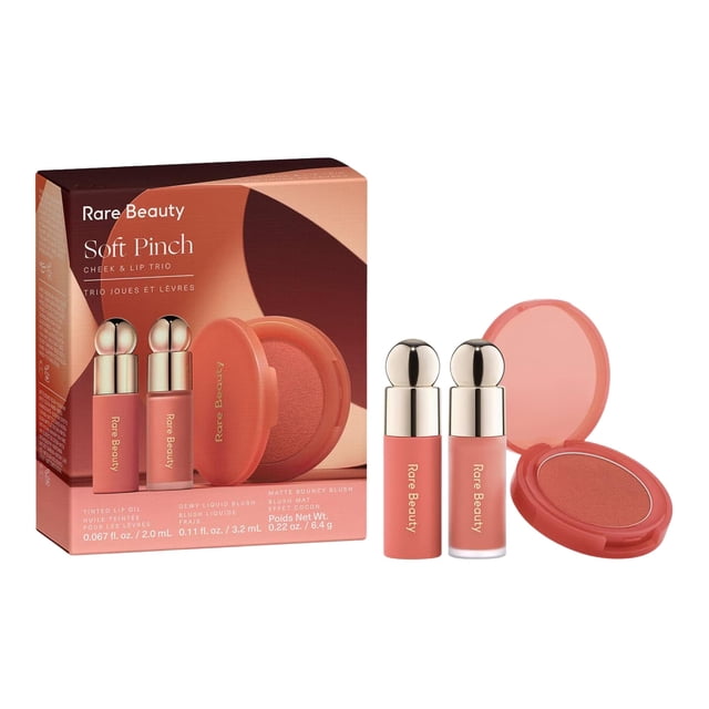 Set de Maquillaje Rare Beauty Soft Pinch Trio para Mejillas y Labios