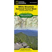 National Geographic Trails Illustrated Topographic Map White Mountains National Forest West Franconia Notch, Lincoln, New Hampshire - Folded Map