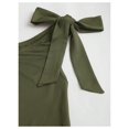 thumbnail image 4 of Vestido mini sin hombros y sin mangas Floerns, verde oscuro, 4 of 5