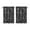 Kitchen Food Colorful-13, variant on Vintage Kitchen Food Cooking Chef Tier Cafe Curtains for Bathroom Living RV Rod Pocket Window Drapes 36 Inch 2 Panels Set 28"x36" 2 Panels Window Treatment Tiers