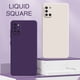 thumbnail image 2 of Funda de teléfono móvil líquida cuadrada de lujo para Samsung Galaxy A21S A31 A41 A51 A71, funda protectora de silicona suave 360 a prueba de golpes xuanjing  unisex, 2 of 2