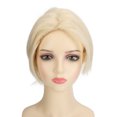 thumbnail image 4 of Peluca Rubia Para Disfraz De Hombre, Gorra Transpirable, Peluca Rubia Corta Sintética Para Hombre, Ajuste Seguro Para Uso Diario, 4 of 7