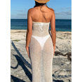 thumbnail image 4 of Txlixc Vestido de playa de mujeres vestido de fiesta de vacaciones de punto sin mangas de color sólido Txlixc moda, 4 of 9