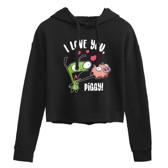 Invader ZIM - Cropped Graphic Hoodie