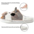 thumbnail image 4 of Cow Slippers For Women, Comfy Memory Foam Cloudy Soft Slippers-Black-36-37, 4 of 4