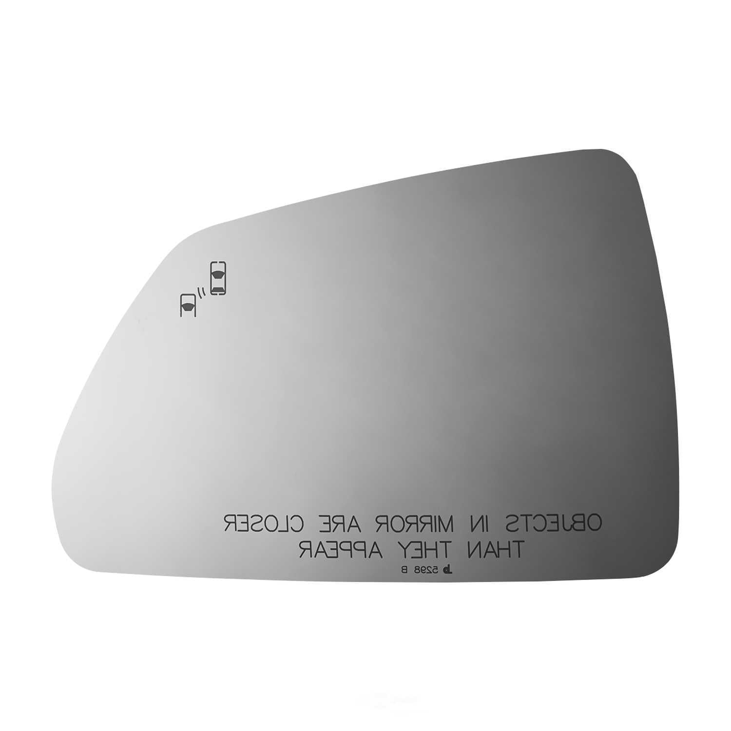 Burco Side View Mirror Replacement Glass - Clear Glass - 5298B