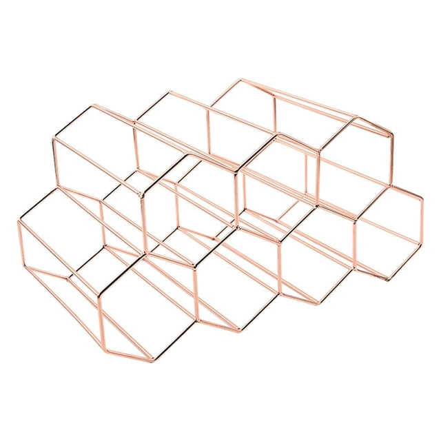 Elegante estante para vino, regalos para vino, 9 , soporte para de vino, soporte para exhibición de vino, soporte para licor Baoblaze Estante de vino de encimera