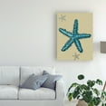 thumbnail image 3 of Trademark Fine Art 'Blue Starfish On Taupe B' Canvas Art by Fab Funky, 3 of 3