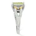 thumbnail image 3 of Primal Silver Sterling Silver Rhodium with Flash Gold-plate Lemon Quartz Ring, 3 of 6