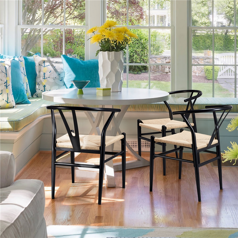 Metal dining chair design sales
