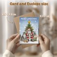 thumbnail image 3 of Tarjeta de felicitación TeloNook Meowy Xmas Cats 3.5x5 in, 3 of 7