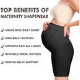 thumbnail image 4 of LinenLoon Seamless Maternity Shapewear. Mid-Thigh Underwear - Pregnancy Must Have, 4 of 5