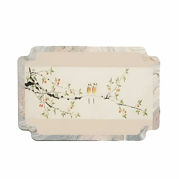 ACDANC Placemats Set of 6,Table Placemats,Heat Resistant Woven Placemats,Washable Pvc Place Mats,Woven Vinyl Placemats,Non-Slip Stain Resistant Kitchen Table Placemats Easy to Clean