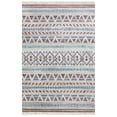 thumbnail image 2 of Laddha Home Designs 6' x 9' Handwoven Striped Cotton Area Throw Rug - Gray and Tan, 2 of 6
