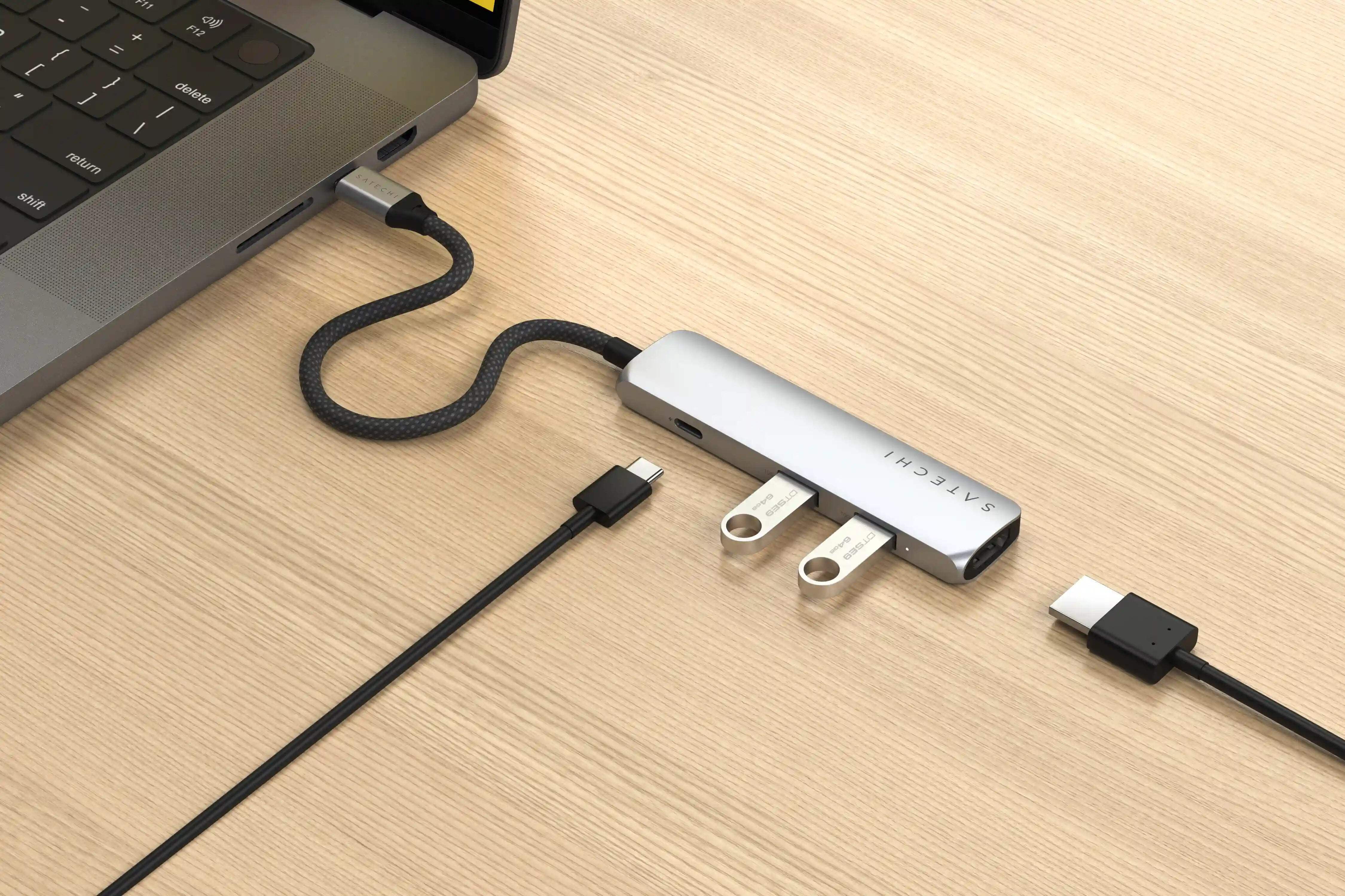 4-in-1 USB-C Slim Multiport Adapter 4K
