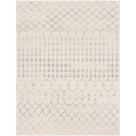 Mark&Day Area Rugs, 5x7 Ruinen Global Cream Area Rug, Cream Grey Off-White Carpet for Living Room, Bedroom or Kitchen (5'3" x 7'1")
