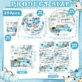 thumbnail image 2 of Hsei 250 Pcs Spring Wildflower Party Decoration Baby Shower Disposable Tableware Sets Birthday Supplies Serves 50 Guests Disposable Plates Napkins and Cups for Baby Bridal Shower Birthday Party, 2 of 10
