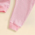 thumbnail image 7 of NOLDARES Baby Kids Girl Outfits Fall Winter Clothing 2pcs Set Long Sleeve Sweatshirt and Pants Clothes(Pink,1-2 Y), 7 of 7