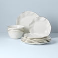 thumbnail image 2 of Lenox Blue Bay 12-Piece White Porcelain Tableware Set (Service for 4), 2 of 8