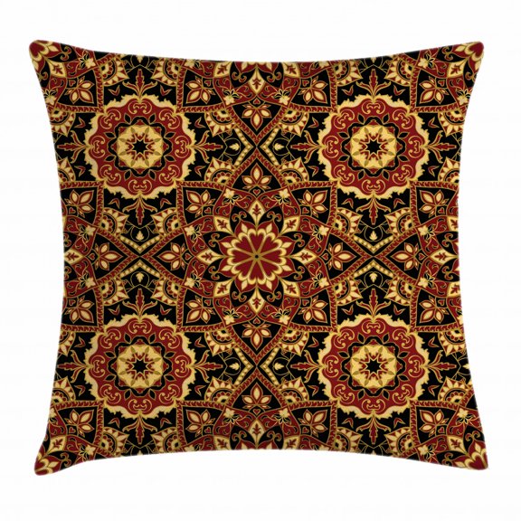 Ambesonne 20" x 20" Black Polyester Decorative Pillow Cover