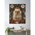 thumbnail image 2 of Arts And Crafts Hedgehog Poster Wall Art, Modern Wall Decor For Living Room Bedroom, 16x24 UNFRAMED, 2 of 3