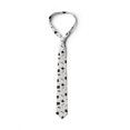 thumbnail image 3 of Doodle Necktie, Cats in Outer Space, Dress Tie, 3.7", Black and White, by Ambesonne, 3 of 3