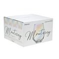thumbnail image 2 of Godinger Wine Glass, Stemless Glasses, Whiskey Glasses, Drinking Glass, Iridescent Set of 4, 19oz, 2 of 2