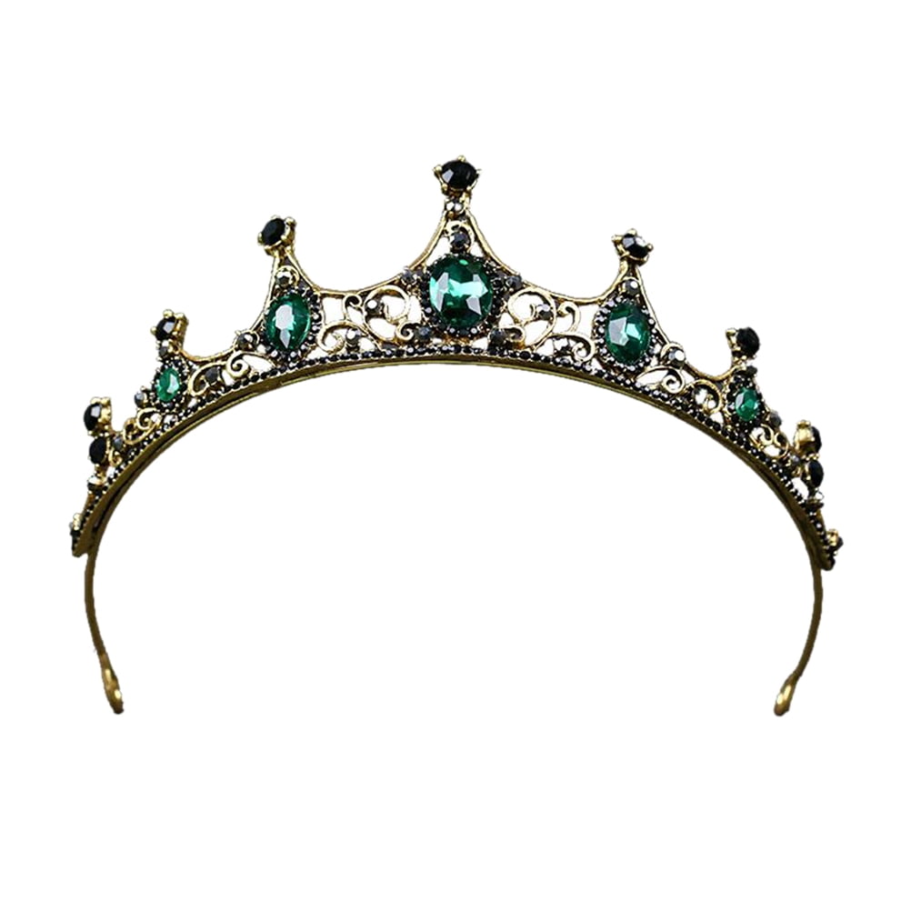 Miss Pageant Tiaras 4.25" Full Crowns Rhinestones Crystal Wedding Hair Jewelry 