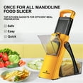 thumbnail image 2 of ONCE FOR ALL Mandoline Slicer Adjustable Stainless Steel Vegetable Chopper, 2 of 10