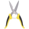 thumbnail image 1 of Easy Storage Shear Scissors, Wire Cutter, For Cable Leather Wire Yellow Black Handle 8in, 1 of 8