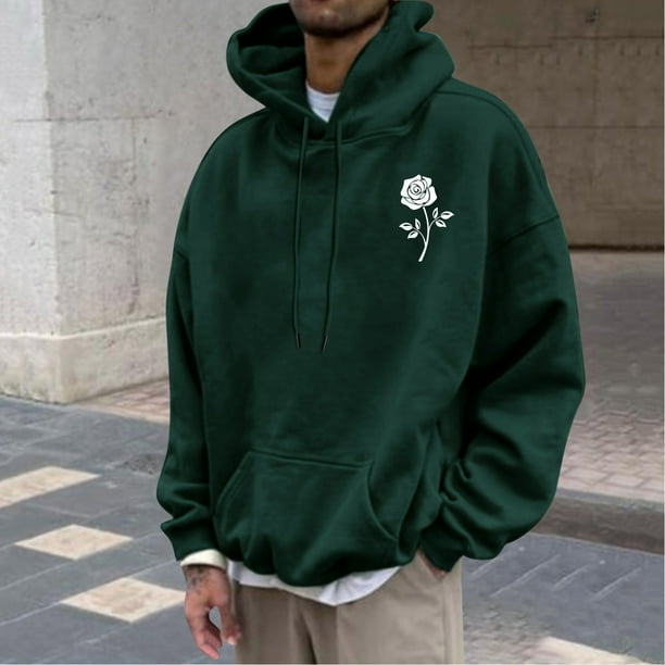 Sudadera con capucha para hombre, sudadera con capucha con letras estampadas, jersey de manga larga, sudadera con capucha para hombre, abrigo de poliéster