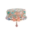 thumbnail image 1 of Bohemian Bracelets for Women Stretch Multilayer Colorful Beads Bracelet Beaded Charm Bracelets Handmade Jewelry, 1 of 5