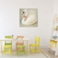 thumbnail image 3 of Stupell Industries Traditional Vintage Leaves Swan Canvas Art, 24 x 24, by Grotto Studios, 3 of 8