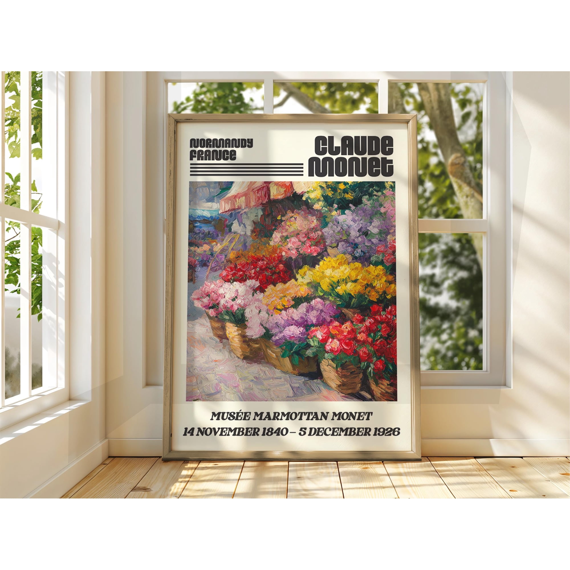 Claude Monet Watercolour Vintage French Famous Art Impressionism Gallery Decorative Wall Art Alternate Style 23 Poster Poster Print Only