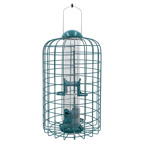 Zenport Z38002 Squirrel Resistant Caged Bird Feeder, Green