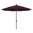 thumbnail image 2 of 11' Aluminium Marché Umbrella Collier Inclinaison DV Bronze/pacifica/violet, 2 of 6