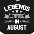 thumbnail image 4 of Inktastic Legends Are Born in August Boys or Girls Baby Bib, 4 of 4