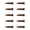 brown, variant on 500Pcs 1.5ml Conical Tube with Leakproof Caps Colorful Plastic Graduated Centrifuge Tube Laboratory Sample Container