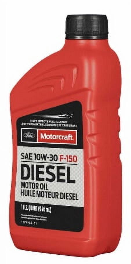 10 Quarts Diesel Engine Oil Ford Super Duty SAE 10W-30 F150 3.0L Power Stroke MPN #XO10W30QFA