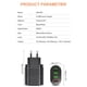 thumbnail image 2 of Dispositivo De Carga Rápida Cargador Usb Con 4 Puertos Usb Adaptador De Corriente Portátil 48W/5V/3A Qc3.0 Serendint EL016369-03, 2 of 5