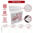 thumbnail image 5 of Pink Flamingo Short Table Runner 60 Inches Long,Summer Animal Gradient Watercolor Cotton Linen Table Runners Dresser Scarves,Fabric Tabletop Scarf Furniture Cover for Home Dinner Party Decor 13"x60", 5 of 8