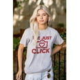 thumbnail image 3 of We Just Click Photographer Camera Pun Women's Graphic T Shirt Tees Brisco Brands M, 3 of 5