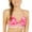 Berry, variant on Hula Honey Womens Juniors Hana Push-Up Tie-Dye Swim Top Separates Pink S