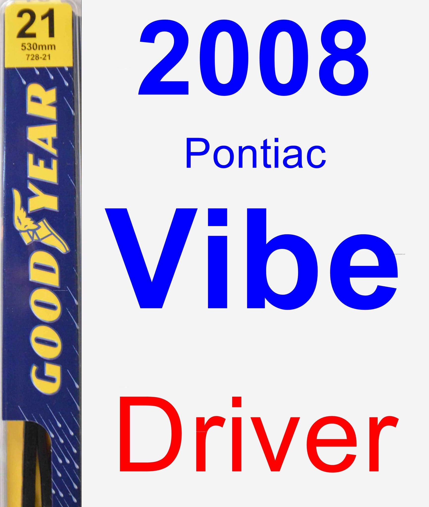 2008 Pontiac Vibe Driver Wiper Blade Premium