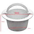 thumbnail image 4 of Swimming Pool Skimmer Replacement Basket with Handle, 4 Pack - Above Ground Pool Thru-Wall Skimmer Baskets, 4 of 6