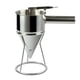thumbnail image 1 of Dispensador de masa Embudo cónico de acero inoxidable con asa y rejilla Embudo de bola de pul Irfora Dispensador de masa YONGSHENG  HD, 1 of 5