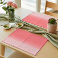 thumbnail image 3 of Coral Red Ombre Placemats Set of 6 Gradient Gradual Color Place Mats Table Mats Kitchen Dining Home Outdoor Party Table Decoration, 3 of 9
