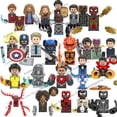 thumbnail image 2 of Bloques de construcción de figuras de acción de Disney para niños, minifiguras de acción, bloques de montaje, regalos de colección qym unisex, 2 of 2