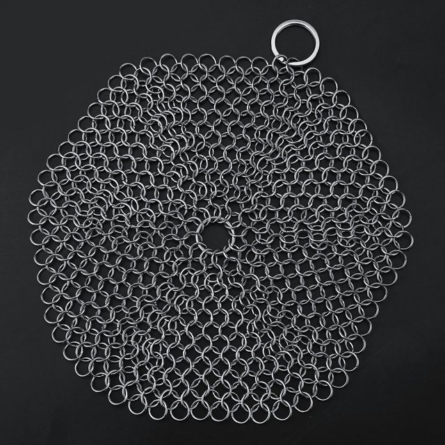 Herramienta De Limpieza Duradera, Herramienta De Limpieza De Acero Inoxidable, Para Shop Home YLSHRF Stainless Steel Scrubber