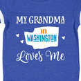 thumbnail image 4 of Inktastic Washington Grandma Loves Me Boys or Girls Baby Bodysuit, 4 of 5